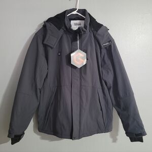 VERGOO Graphene Mens Heated Jackets with 18400mAh Battery Pack Winter Waterproof